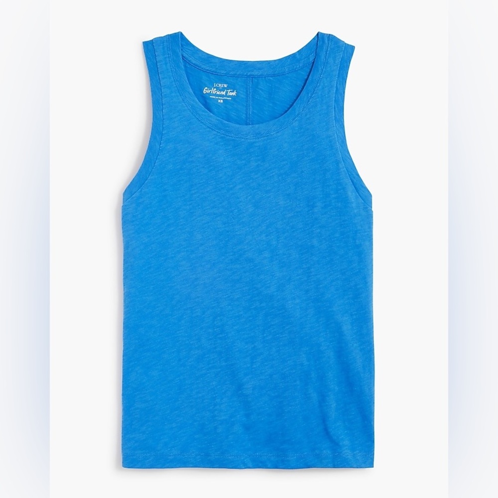 011/ by943 j crew Girlfriend tank top in blue